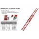 Creston  FE-1308 Fiberglass Extension Ladder  (8 + 8 Steps)